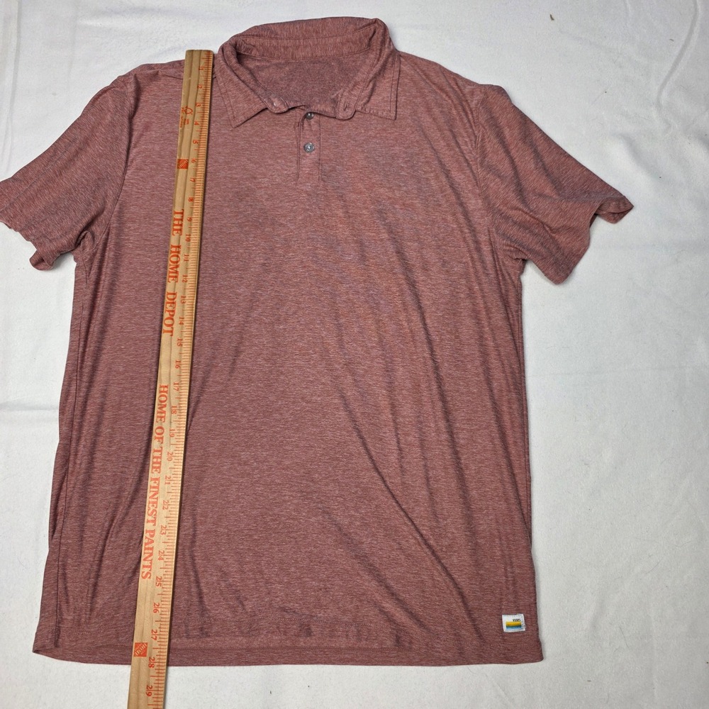Vuori Men's Strato Tech Polo Shirt Short Sleeve Size Large - Picture 3 of 8